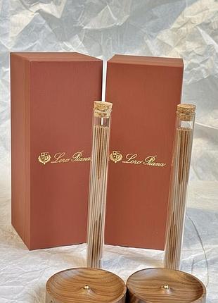 Преміальний подарунковий набір для ароматерапії loro piana wood incense set аромодифузор
