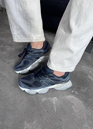 Кроссовки легкие удобные new balance 9060 navy white