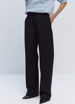 Актуальні трендові штани брюки палацу zara uk12 l л 40🔥🔥🔥