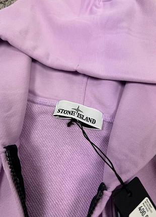 Зип-худи stone island лиловый