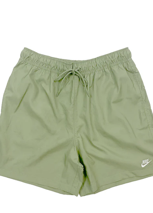 Шорти nike sportswear woven lined flow green shorts dr5678-006