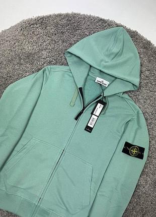 Зип-худи stone island ментол 2