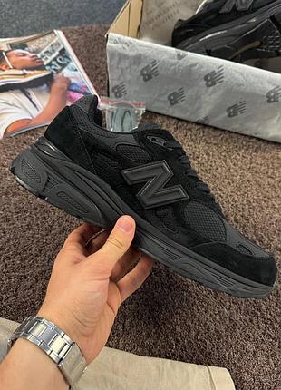 Мужские кроссовки jjjound x new balance 990v3 made in usa 'black'