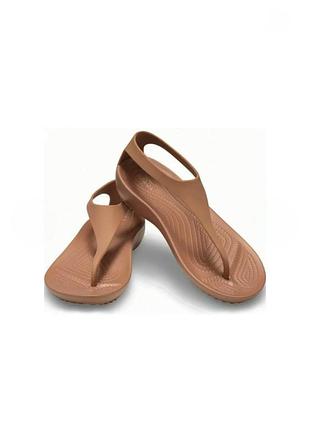 Вьетнамки сандалии женские crocs sexi flip