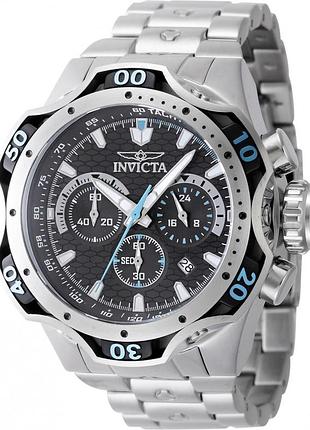 Мужские часы invicta 47758 venom chronograph gmt 52.5мм