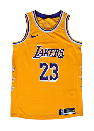 Nike nba los angeles lakers lebron james баскетбольна форма
