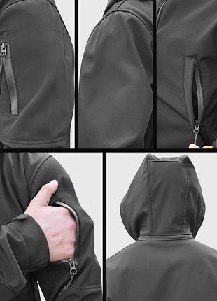 Куртка urban softshell grey 3