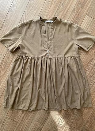 Сукня zara жіноча, розмір xs, сукня вільного фасону, сукня вільна коротка.