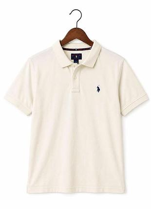 Поло u.s. polo assn. jeans co. оригінал l бежеве polo