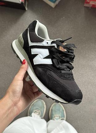 Нові кросівки унісекс new balance 574 з натуральної замші, останній розмір 39-25 см