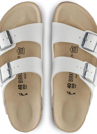 Оригінальні шльопанці birkenstock arizona white