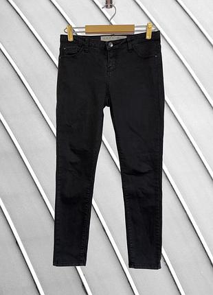 Жіночі чорні джинси скінни denim co m l 38 40 оригінал skinny облягаючі джинси середня посадка стрейч стан ідеал 44 46 48