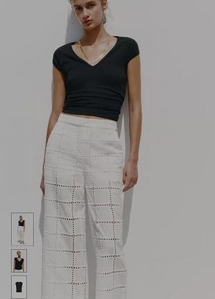 Брюки укороченные zara