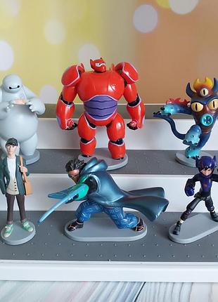 Колекційні фігурки героїв мультфільму disney «місто героїв» (big hero 6)