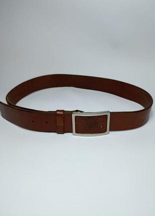 Винтажный кожаный ремень calvin klein jeans (оригинал)