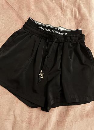 Атласні шорти alexander wang