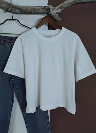 Новая белая футболка primark женская оверсайз футболка
