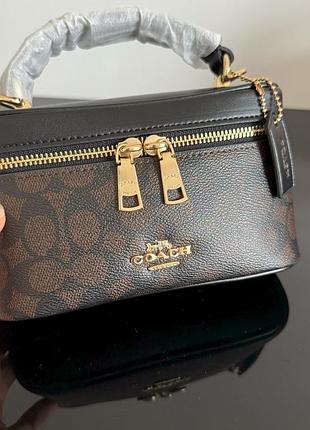 Сумка coach чорна 9