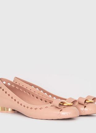 Оригінальні гумові балетки salvatore ferragamo jelly,