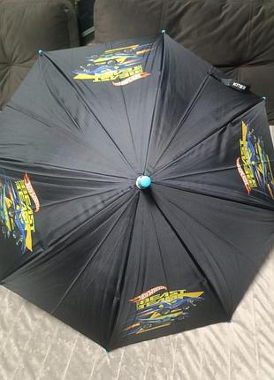 Зонт для мальчика hot wheels от kite