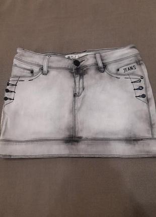 Юбка,dsl jeans"мини, подростковая,девочки, 95%котона,5% спандекса,29/xs-xxs/40-42 г.