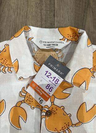 Сорочка primark на 12-18 міс 3