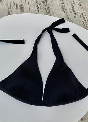 Tezenis базовый черный бюст на завязке качественного бренда