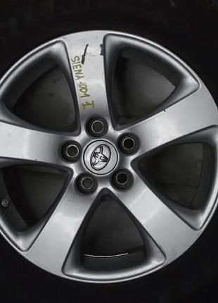 Диск колесный r17 toyota sienna 11-20 (01) 1 бордюрка