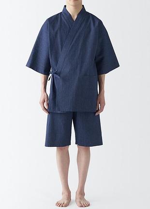 Халат кімоно в  азійському стилі muji унісекс