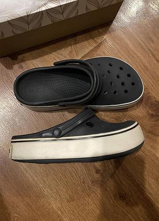Кроси сабо сандалі шльопанці тапки  на платформі crocs iconic comfort оригінал вʼєтнам 🇻🇳 j/m  6 w8