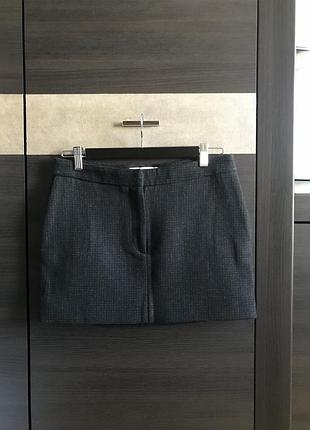 Жіноча коротка спідниця із шерсті h&m studio (преміум лінійка)