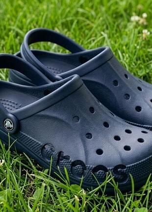 Мужские шлепанцы crocs baya navy