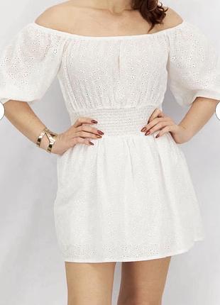 Біла сукня cropp 2