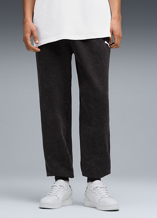 Черные мужские брюки puma elevated essentials acid wash sweatpants новые оригинал сша
