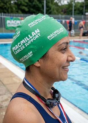 Шапочка  для плавання macmillan cancer support
