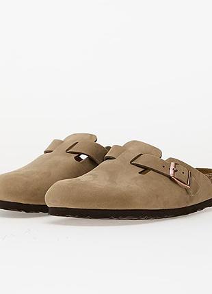 Шльопанці birkenstock boston natural leather oiled