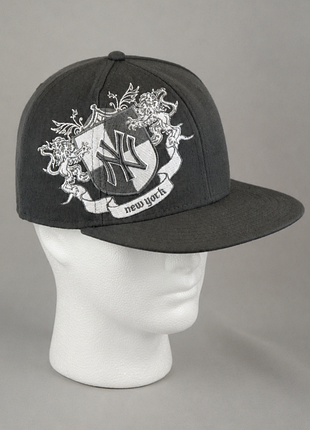 Кепка new era 59fifty new york yankees snapback снепбек бейсболка серая текстильная оригинал размер 57-58 nike adidas puma 47 brand