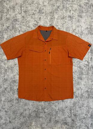 Треккинговая рубашка haglöfs climatic trekking short-sleeve shirt (оригинал)
