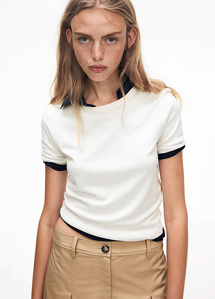 Трикотажна футболка h&m р. l