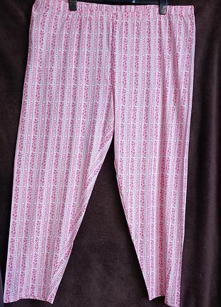 Штаны женские домашние,  котоновые, 2xl,  eur 50-52,  батл