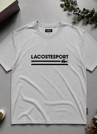 Оригінальна футболка lacoste sport | сірого-кольору | original