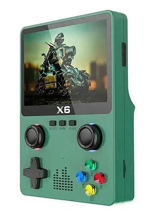 Игровая портативная консоль x6 с 3,5-дюймовым монитором ∙ портативная игровая приставка x6 3,5'' ips