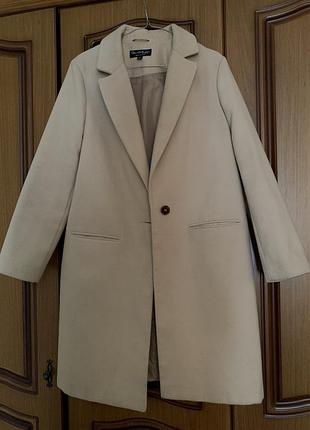 Бежеве жіноче пальто miss selfridge, eur 40