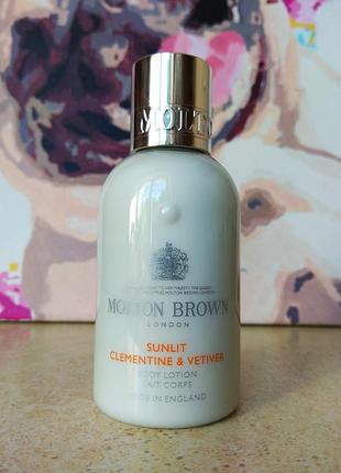 Лосьон для тела molton brown sunlit clementine &amp; vetivever body lotion 100 мл