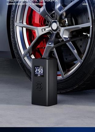 Автомобільний компресор для шин tire air compressor 12v з led-освітленням