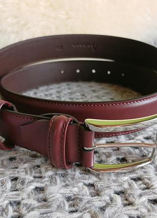 Мужской кожаный ремень от итальянского премиум бренда anderson's (handmade in italy), размер 105 (с возможностью укорочения)