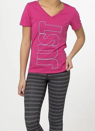 Спортивна жіноча футболка nike dri-fit / рожева футболка найк розмір s (оригінал)