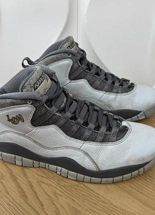 Оригінальні шкіряні кросівки nike air jordan 10 retro "london
