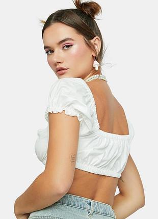 Молочный кроп топ жатка primark