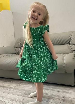 Сукня дитяча 💚🩶